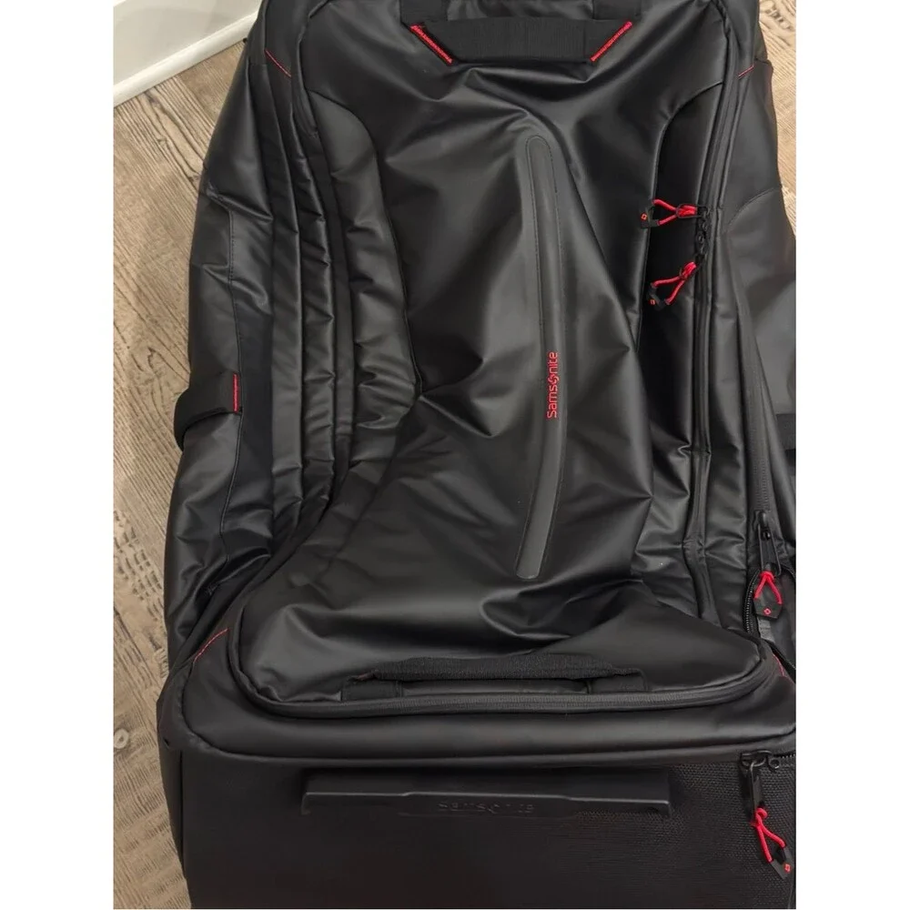 Samsonite ECODIVER LARGE WHEELED DUFFEL Black Duffel luggage travel bag
